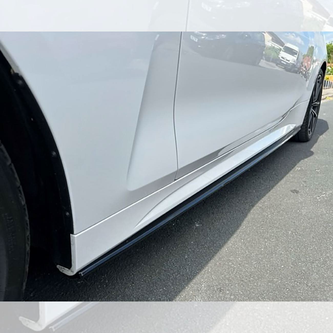 MP Style Gloss Black Side Skirts for BMW G22 G23 4 Series 20-Present - Carbon Factory