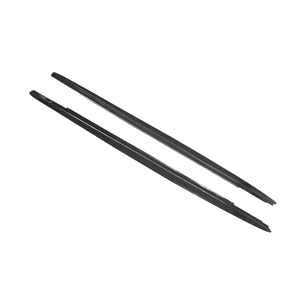 Gloss black MP Style side skirts for BMW G30 G31 5 Series and F90 M5, showcasing sleek exterior enhancements.