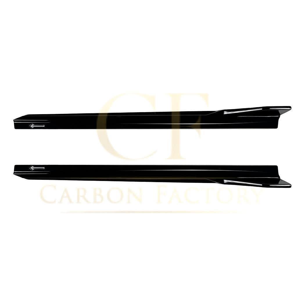 V Style Gloss Black Side Skirts for BMW G01 X3 G02 X4 18-24 - Carbon Factory