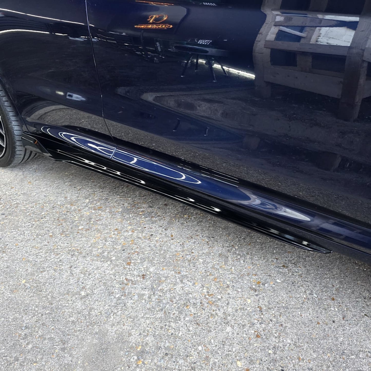 V Style Gloss Black Side Skirts for BMW G01 X3 G02 X4 18-24 - Carbon Factory