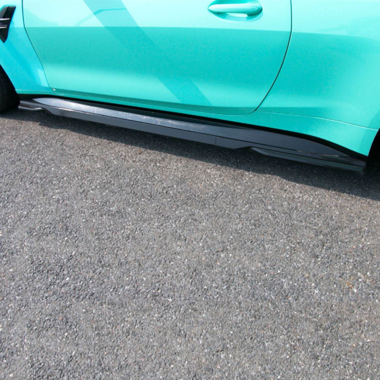 MP Style Gloss Black Side Skirts for BMW G80 M3 G82 G83 M4 21-Present - Carbon Factory