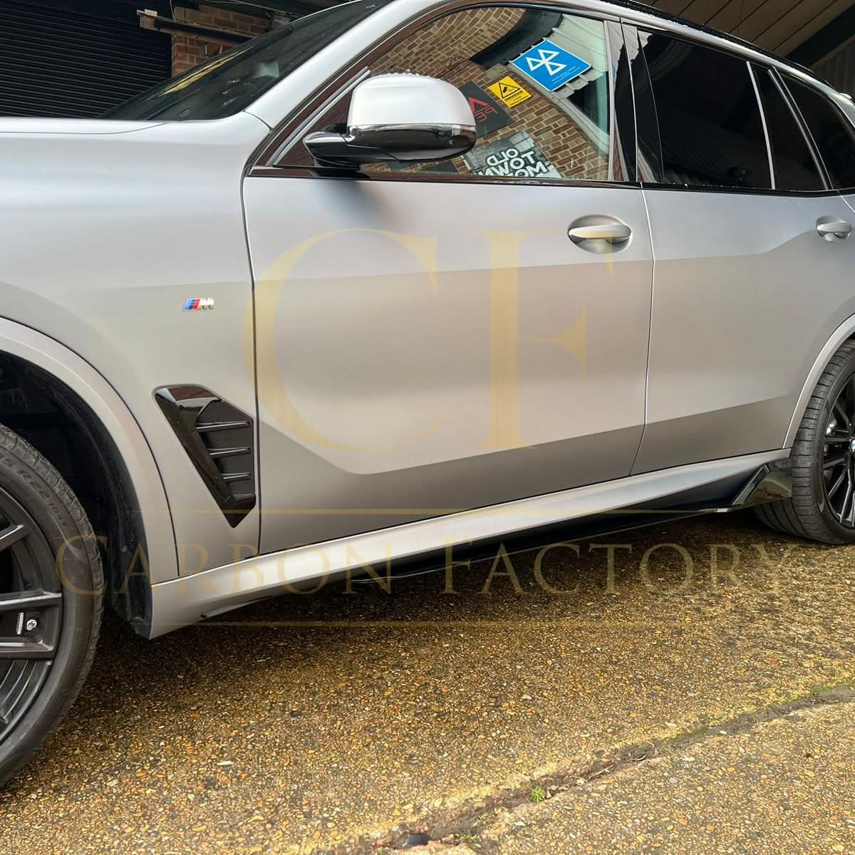 Gloss Black Kit 1 Side Skirts for BMW G05 LCI X5 23-Present - Carbon Factory