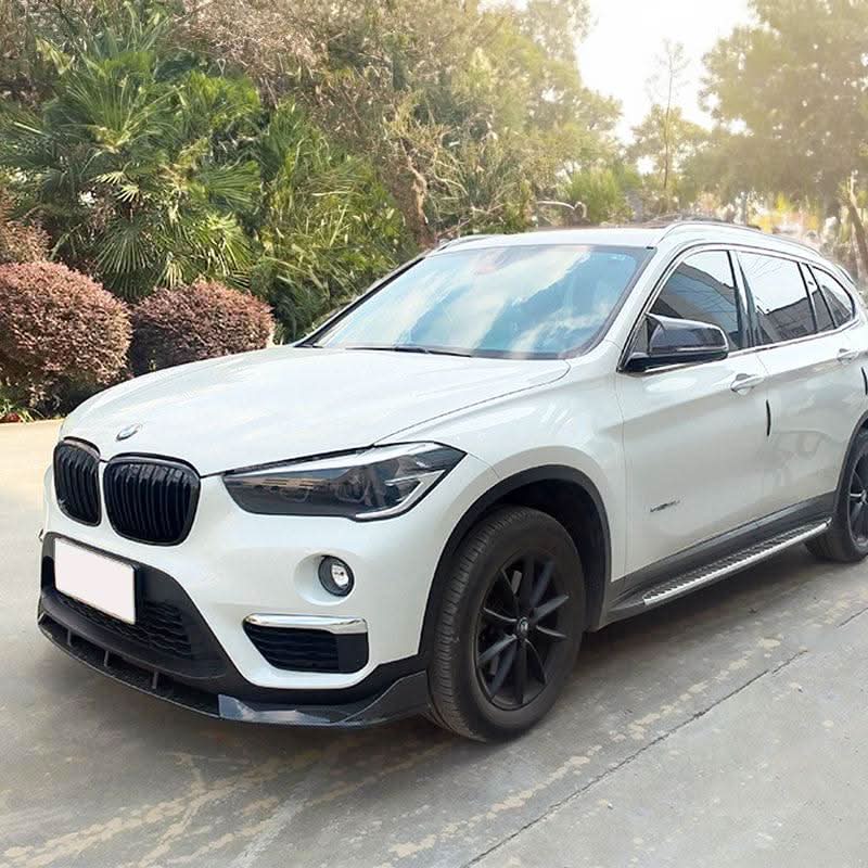 MP Style Gloss Black Front Splitter for BMW F48 F49 X1 16-Present - Carbon Factory