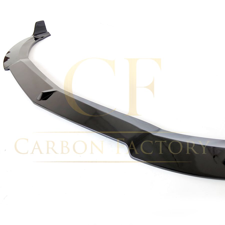 AMG Style Gloss Black Front Splitter for Mercedes Benz W176 A Class 13-15 - Carbon Factory