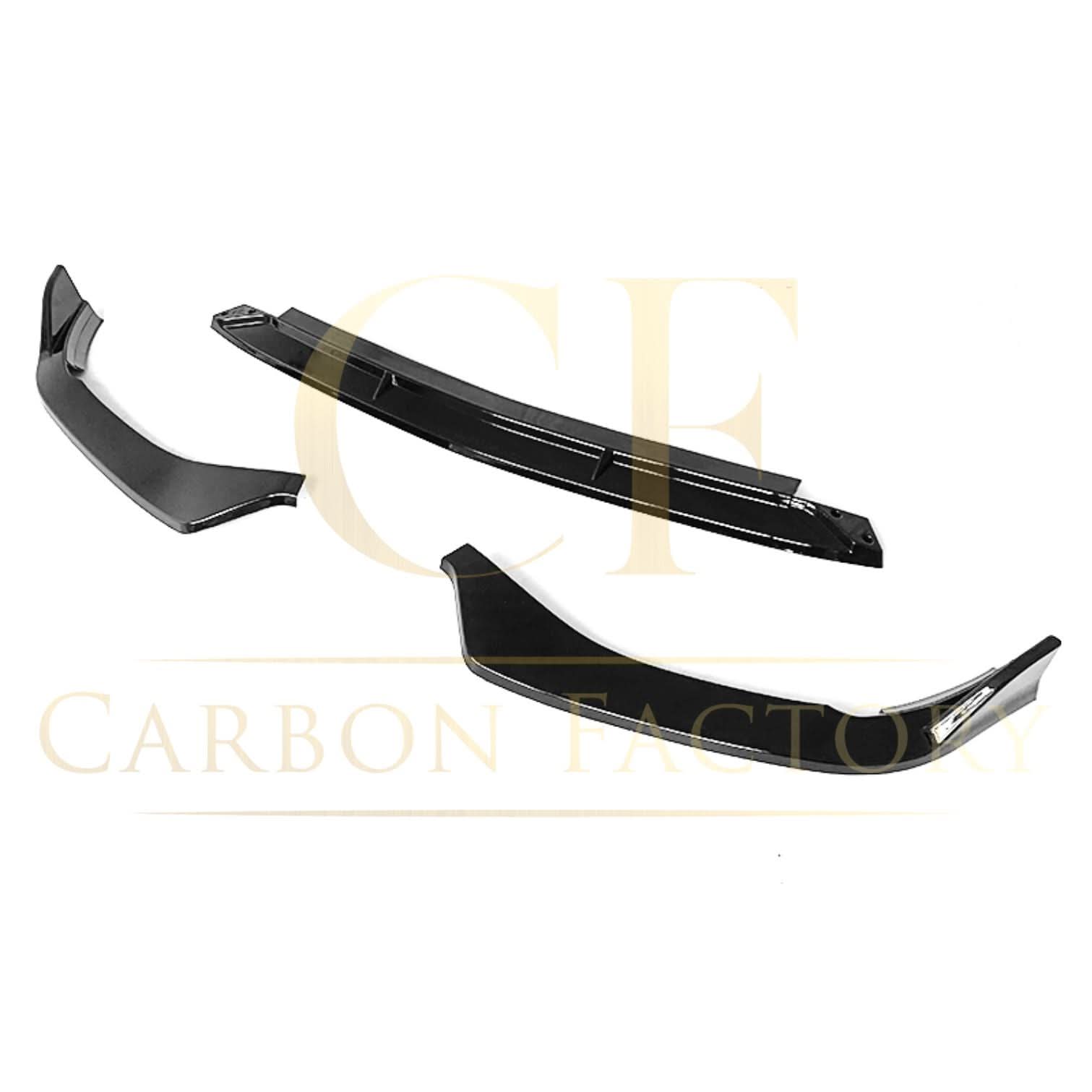 Brabus Style Gloss Black Front Splitter for Mercedes Benz W206 C Class 22-Present - Carbon Factory