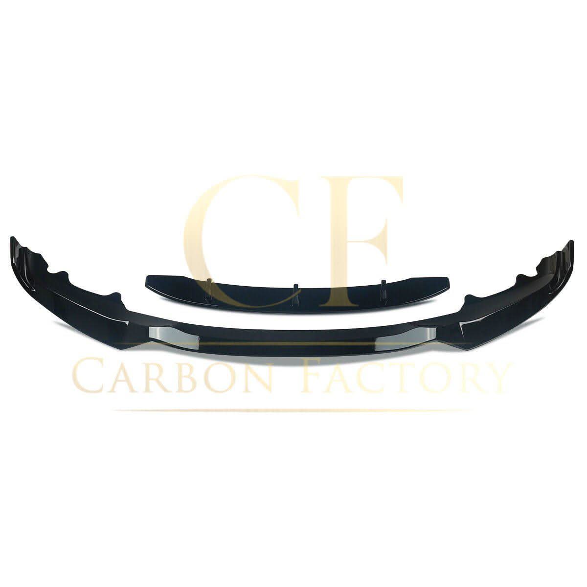 Carbon Factory Style Gloss Black Front Splitter for BMW F15 X5 13-18 - Carbon Factory