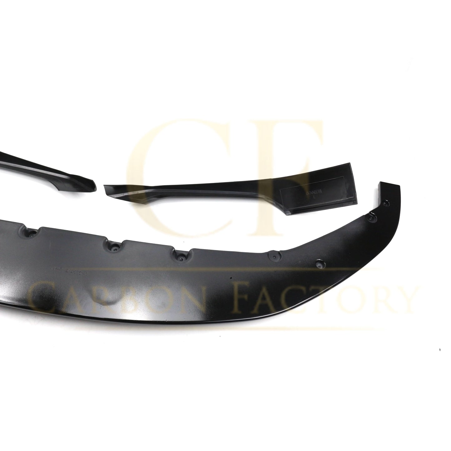 CF Style Gloss Black Front Splitter for BMW G30 G31 5 Series LCI 21-24 - Carbon Factory