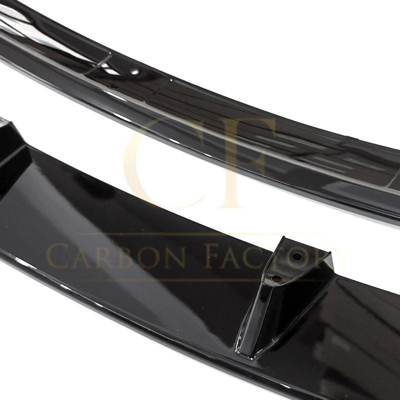 Competition Style Gloss Black Front Splitter for Tesla Model Y 19-24 - Carbon Factory