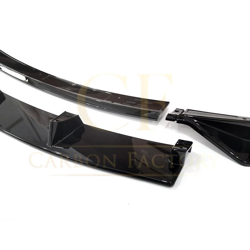Competition Style Gloss Black Front Splitter for Tesla Model Y 19-24 - Carbon Factory