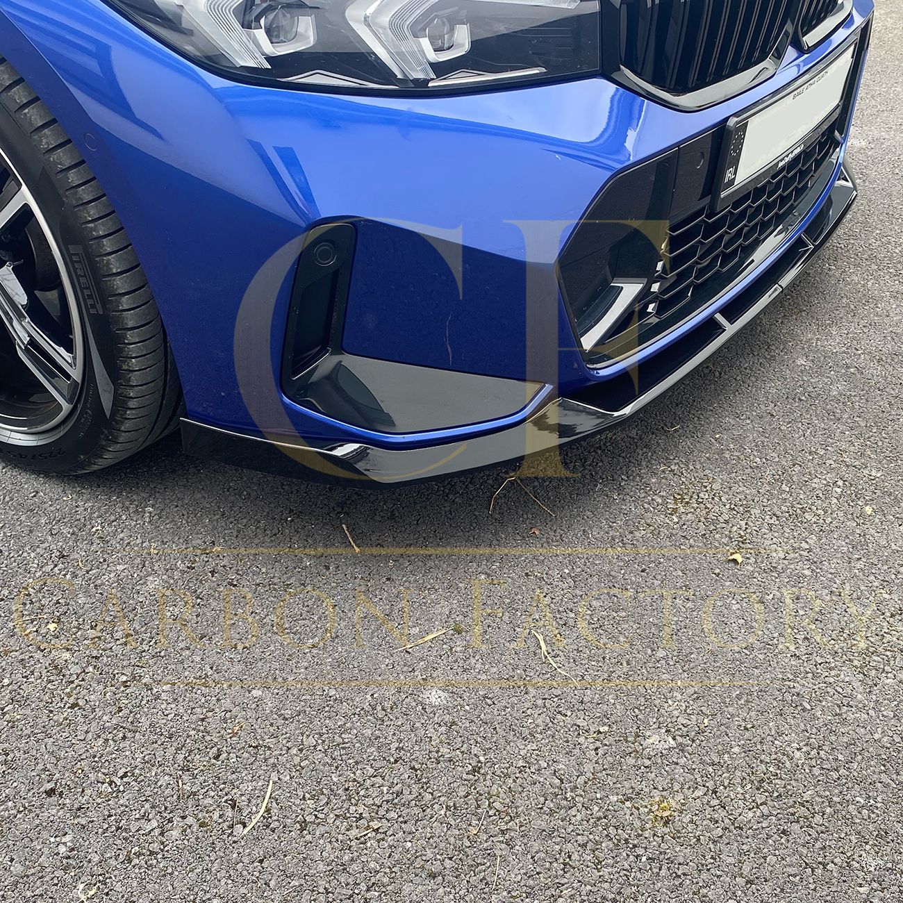 FD Style Gloss Black Front Splitter for BMW 3 Series G20 G21 LCI 23-Present - Carbon Factory