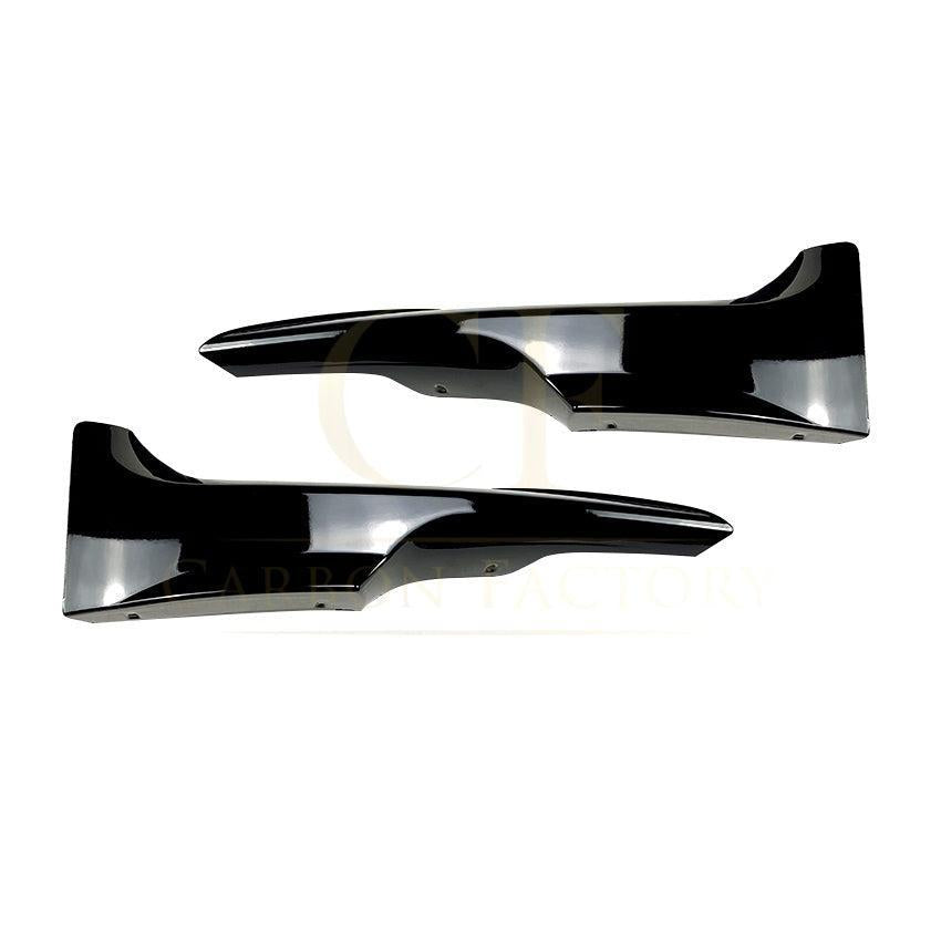Gloss Black Front Splitter Covers for BMW E92 E93 3 Series LCI 09-13 - Carbon Factory