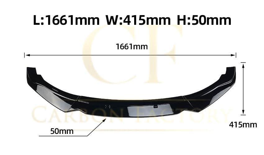 Gloss Black Front Splitter for BMW F22 F23 2 Series Non M Sport 14-20 - Carbon Factory