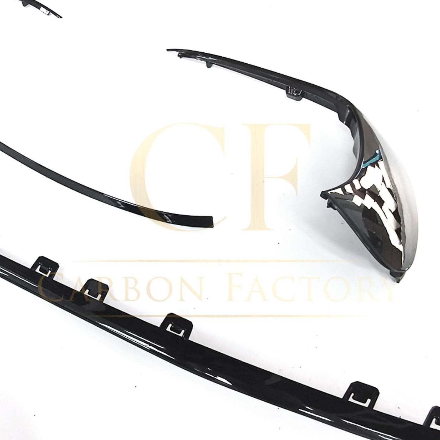Gloss Black Front Splitter Set for Mercedes Benz W206 C Class 22-Present - Carbon Factory