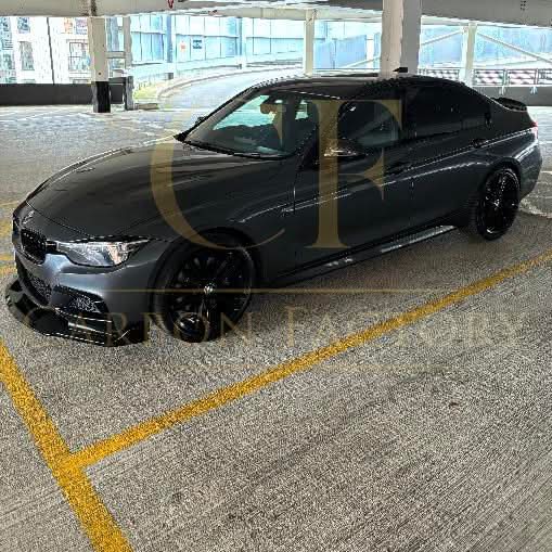 MAD Style Gloss Black Front Splitter for BMW F30 F31 3 Series M Sport 12-19 - Carbon Factory