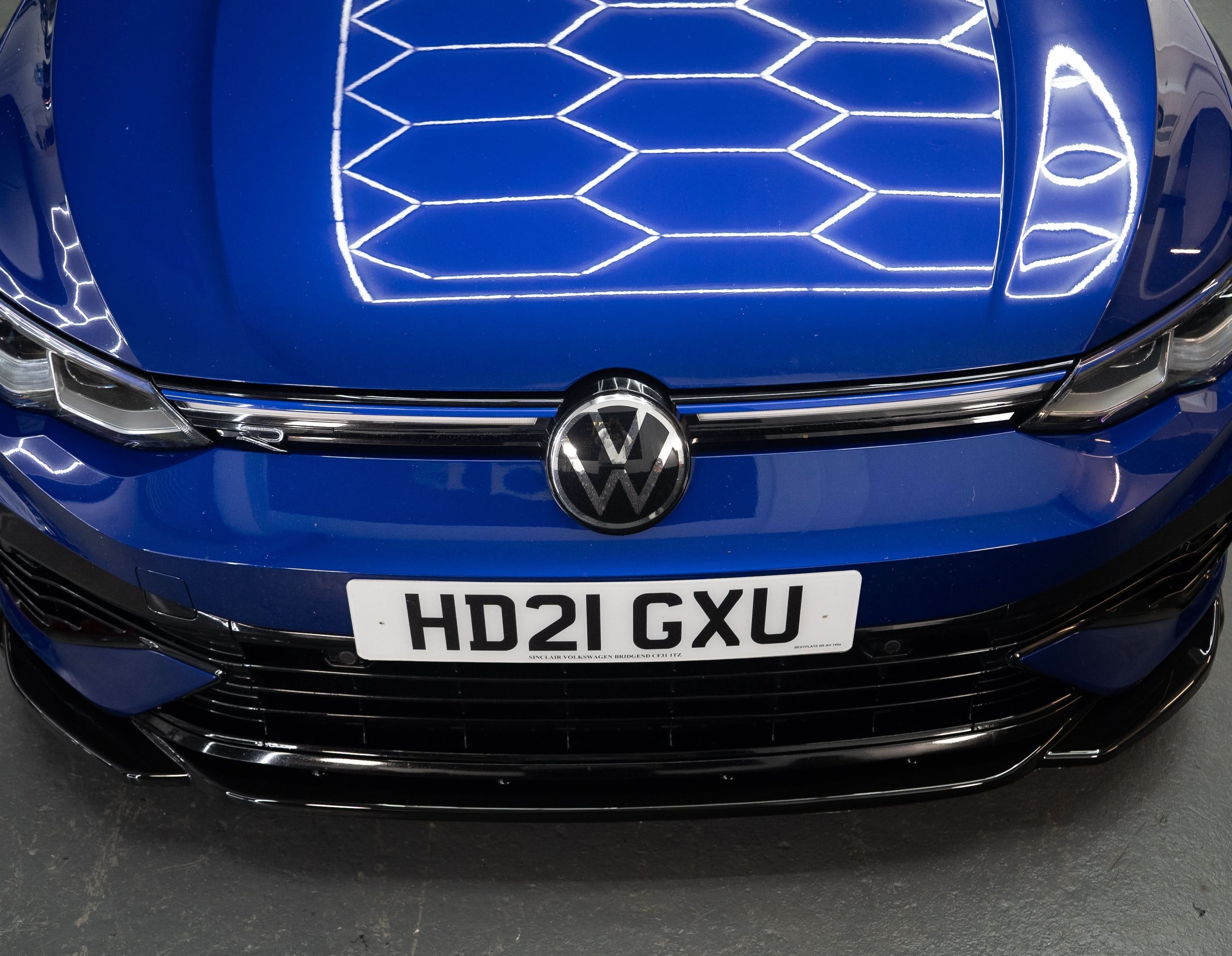 MAX V1 Style Gloss Black Front Splitter for VW Golf MK8 R 21-23 - Carbon Factory