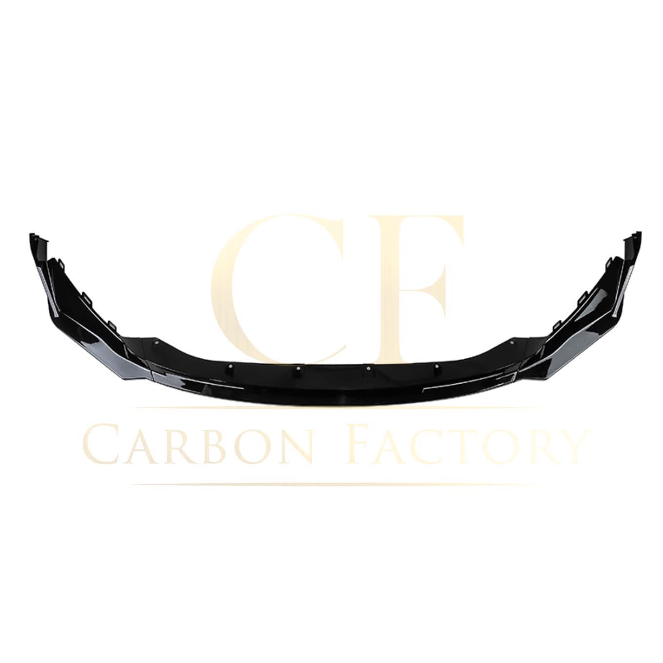 MP Style Gloss Black Front Splitter 3 Pieces for BMW G80 M3 G82 G83 M4 21-Present - Carbon Factory