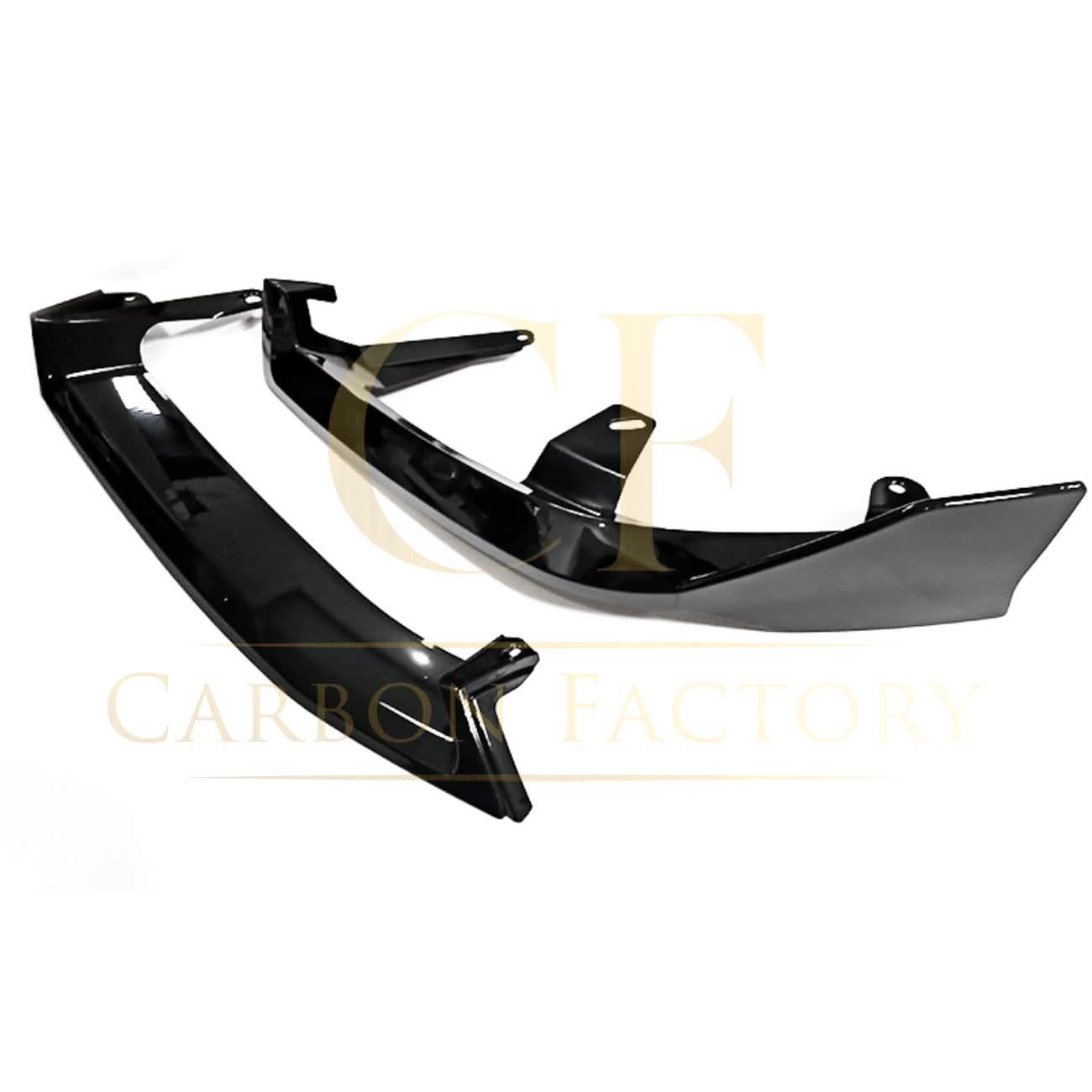 MP Style Gloss Black Front Splitter 4 Pieces for BMW G60 5 Series 24-Present - Carbon Factory
