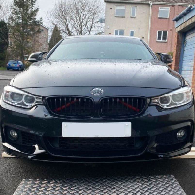 MP Style Gloss Black Front Splitter Bottom Piece for BMW F32 F33 F36 4 Series 14-20 - Carbon Factory
