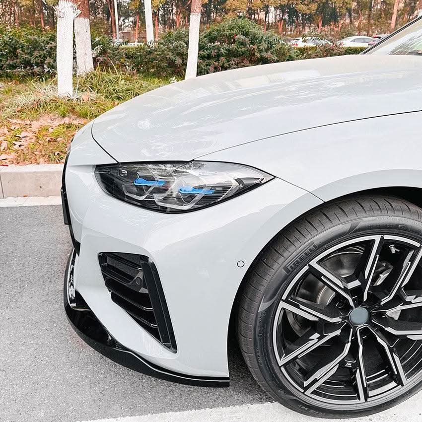 MP Style Gloss Black Front Splitter for BMW 4 Series G26 20-23 - Carbon Factory
