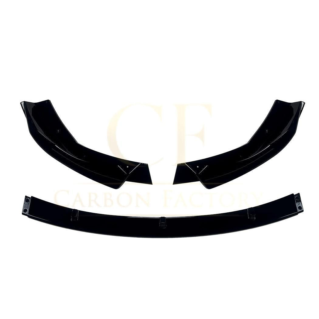 MP Style Gloss Black Front Splitter for BMW E60 E61 5 Series Pre LCI 05-07 - Carbon Factory