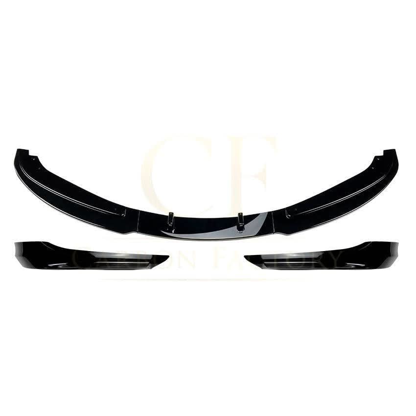 MP Style Gloss Black Front Splitter for BMW E90 E91 3 Series LCI Standard model 09-13 - Carbon Factory