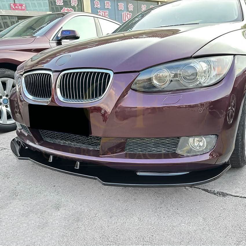 MP Style Gloss Black Front Splitter for BMW E92 E93 3 Series Standard model 05-13 - Carbon Factory