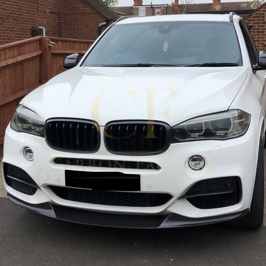MP Style Gloss Black Front Splitter for BMW F15 X5 14-18 - Carbon Factory