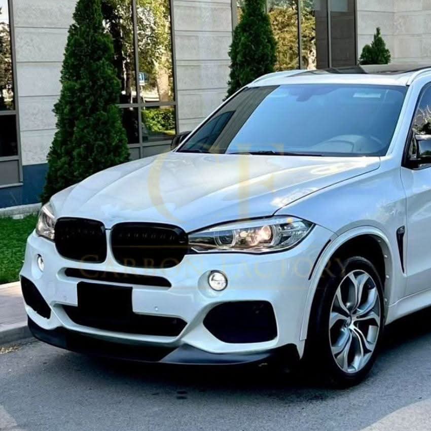 MP Style Gloss Black Front Splitter for BMW F15 X5 14-18 - Carbon Factory