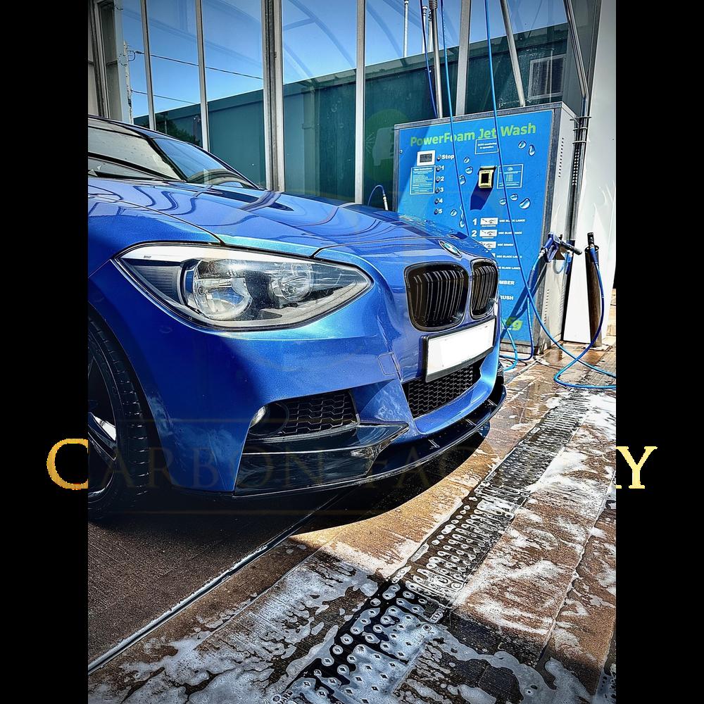 MP Style Gloss Black Front Splitter for BMW F20 1 Series Pre-LCI 12-14 - Carbon Factory