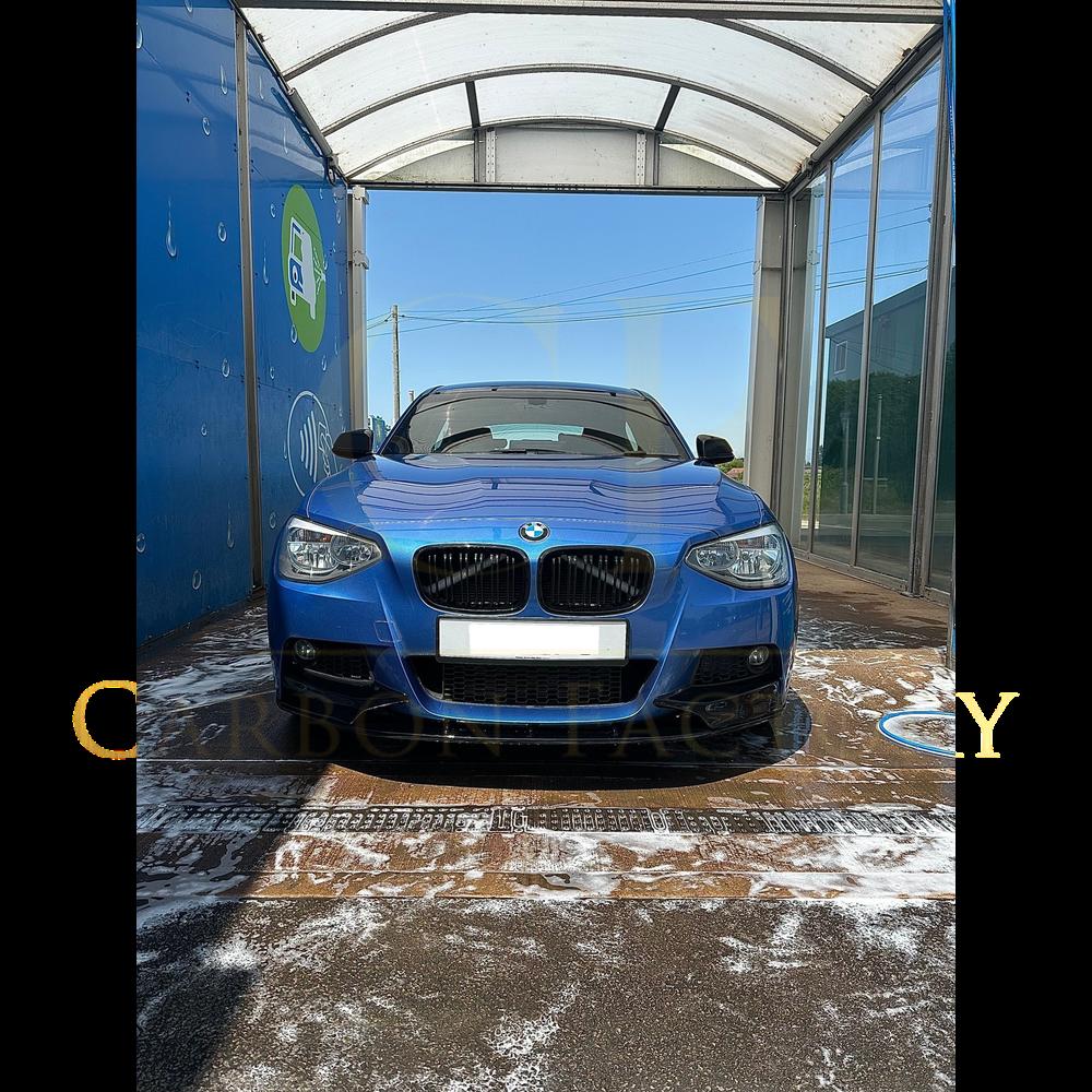 MP Style Gloss Black Front Splitter for BMW F20 1 Series Pre-LCI 12-14 - Carbon Factory
