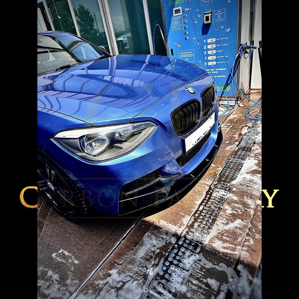 MP Style Gloss Black Front Splitter for BMW F20 1 Series Pre-LCI 12-14 - Carbon Factory