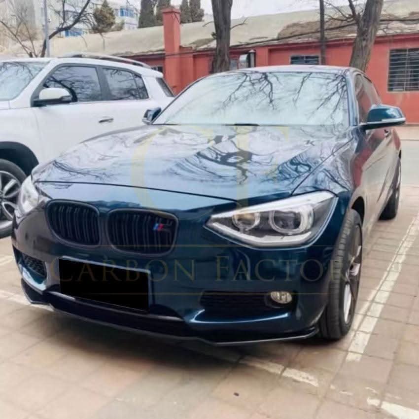 MP Style Gloss Black Front Splitter for BMW F20 F21 1 Series LCI Standard model 15-19 - Carbon Factory