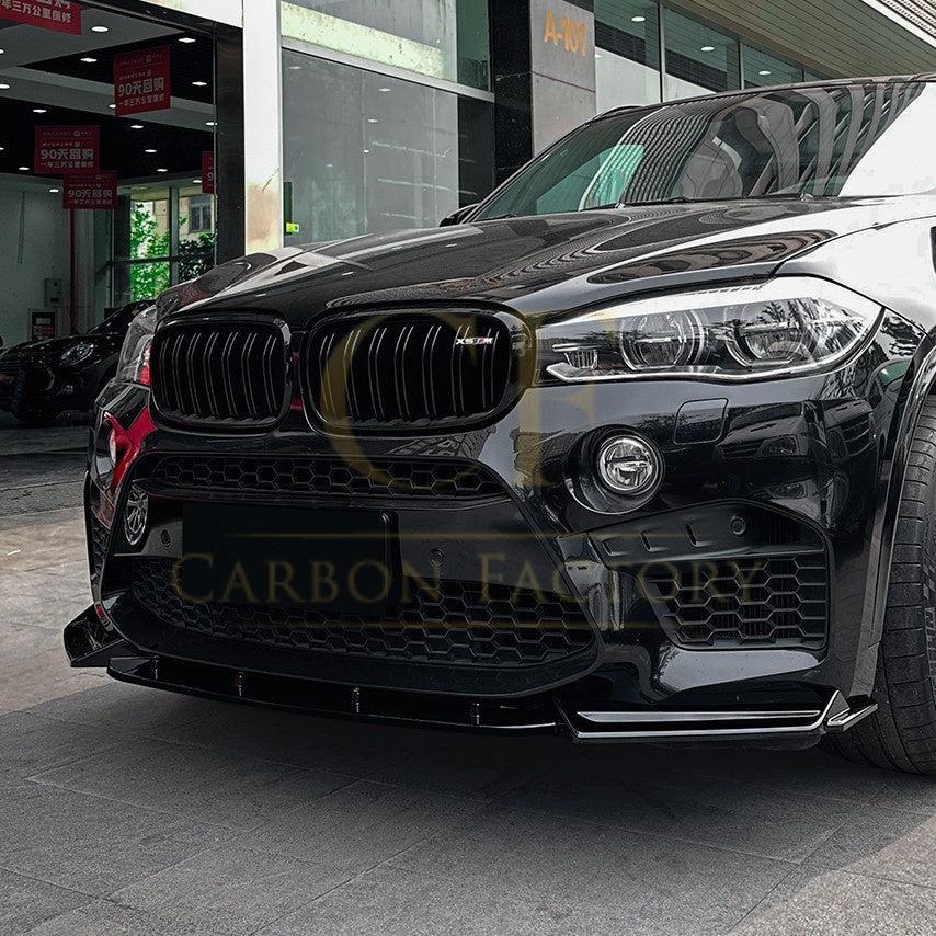 MP Style Gloss Black Front Splitter for BMW F85 X5M F86 X6M - Carbon Factory
