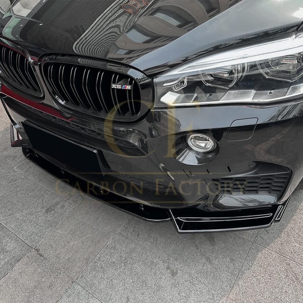MP Style Gloss Black Front Splitter for BMW F85 X5M F86 X6M - Carbon Factory