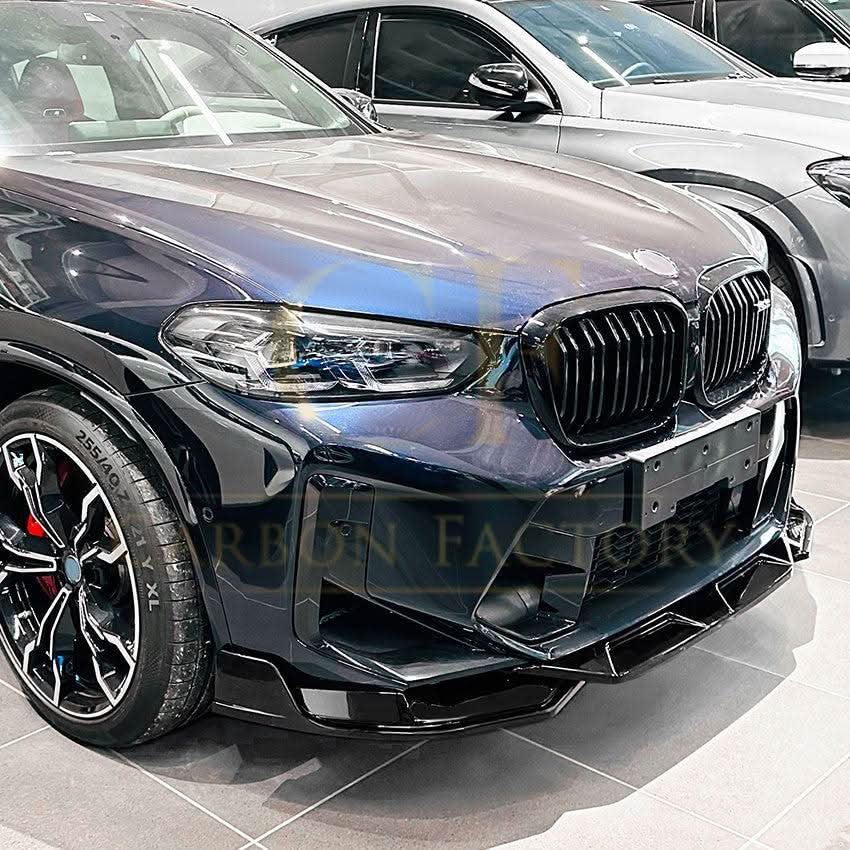 MP Style Gloss Black Front Splitter for BMW F97 X3M F98 X4M LCI 22-24 - Carbon Factory
