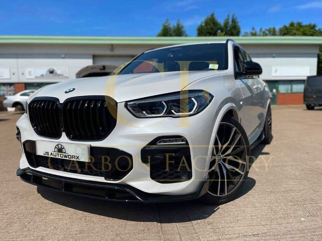 MP Style Gloss Black Front Splitter for BMW G05 X5 19-22 - Carbon Factory