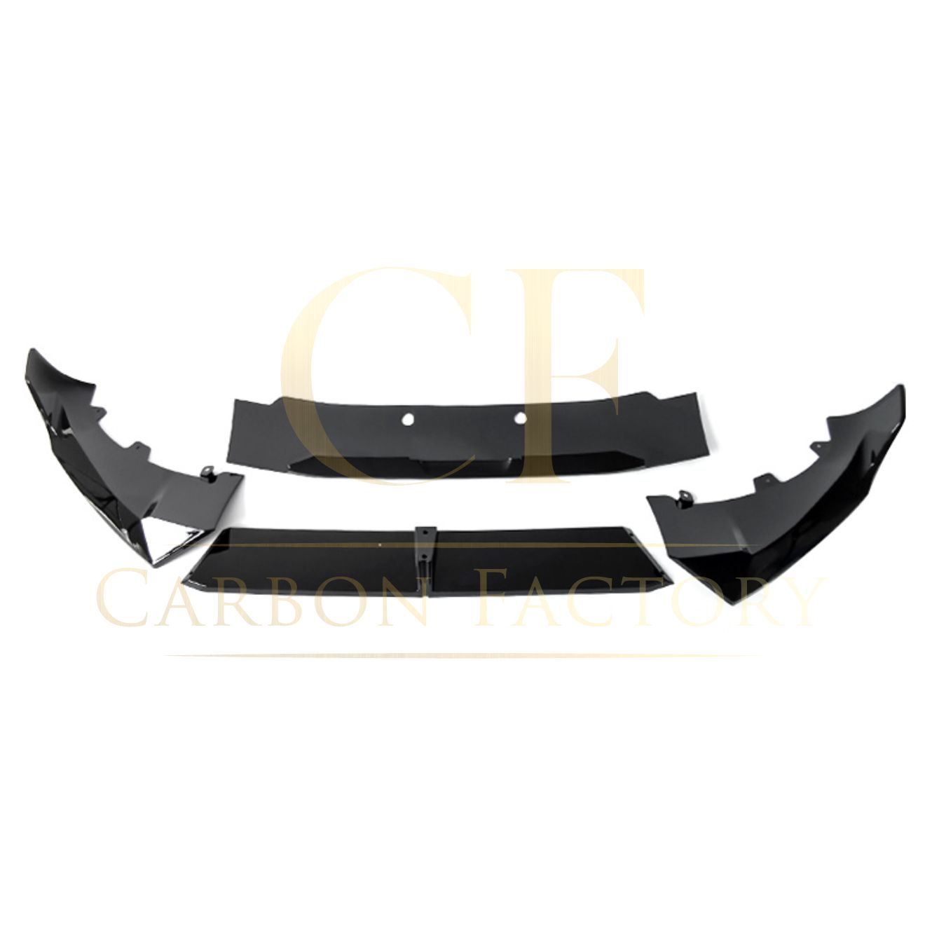MP Style Gloss Black Front Splitter for BMW G06 LCI X6 23-Present - Carbon Factory