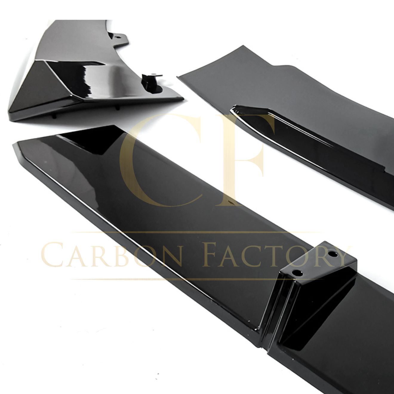 MP Style Gloss Black Front Splitter for BMW G06 LCI X6 23-Present - Carbon Factory