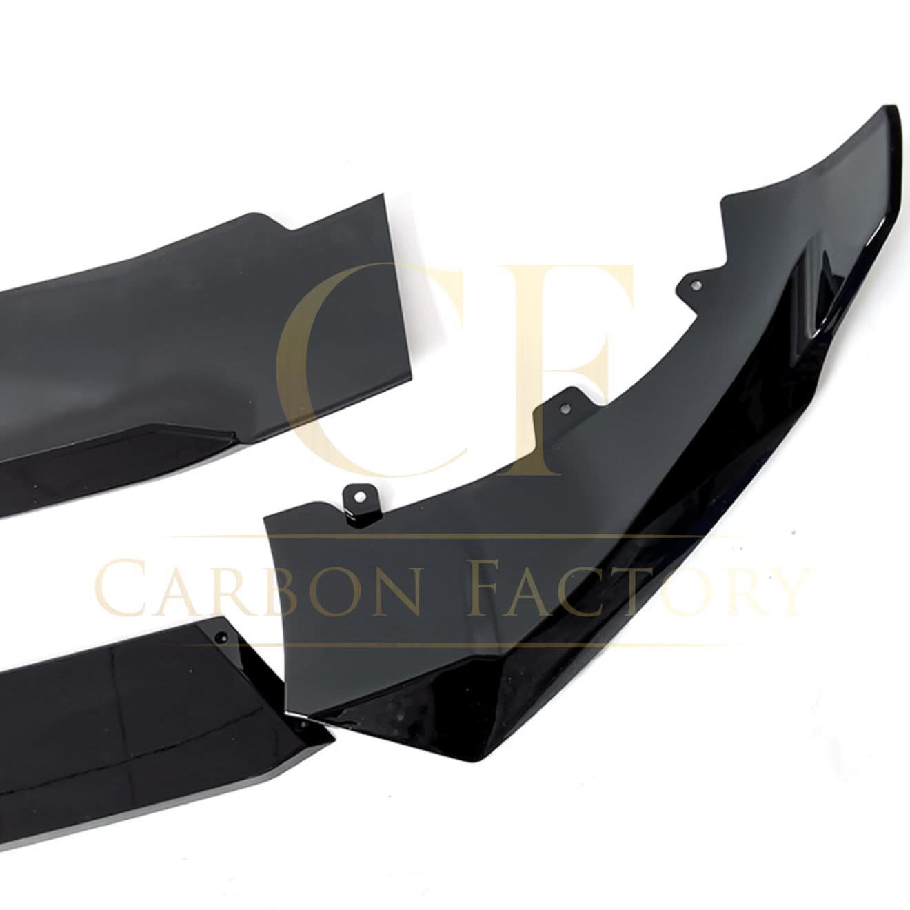 MP Style Gloss Black Front Splitter for BMW G06 LCI X6 23-Present - Carbon Factory