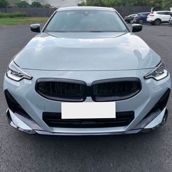 MP Style Gloss Black Front Splitter for BMW G42 2 Series Coupe 21-Present - Carbon Factory