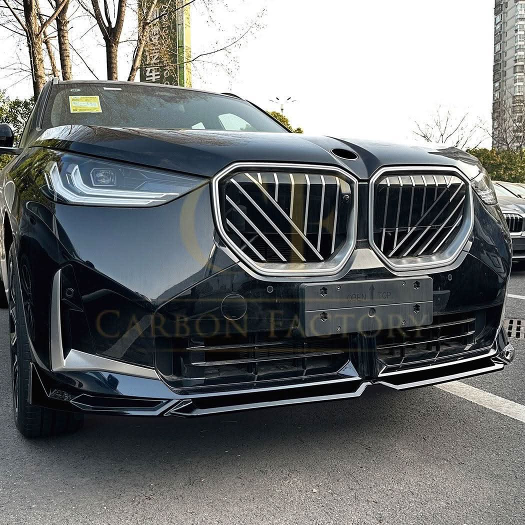 MP Style Gloss Black Front Splitter for BMW G45 X3 25-Present - Carbon Factory