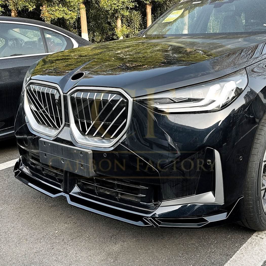 MP Style Gloss Black Front Splitter for BMW G45 X3 25-Present - Carbon Factory