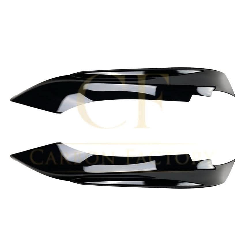 MP Style Gloss Black Front Splitter Upper Pieces for BMW F32 F33 F36 4 Series 14-20 - Carbon Factory