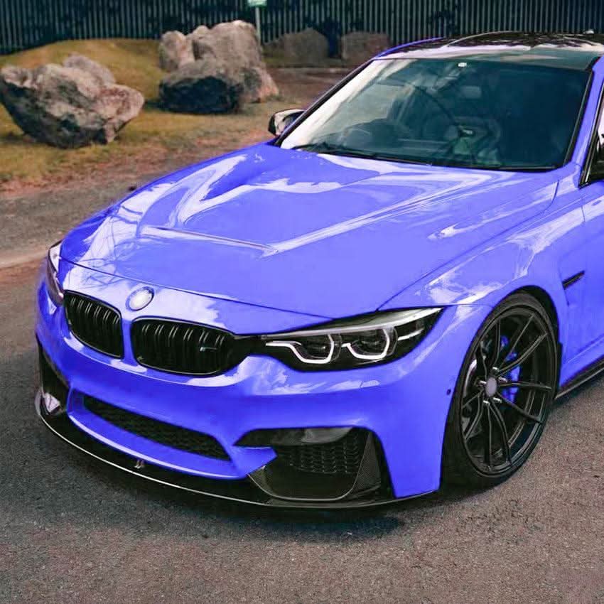 MP5 Style Gloss Black Front Splitter for BMW F80 M3 F82 F83 M4 14-20 - Carbon Factory