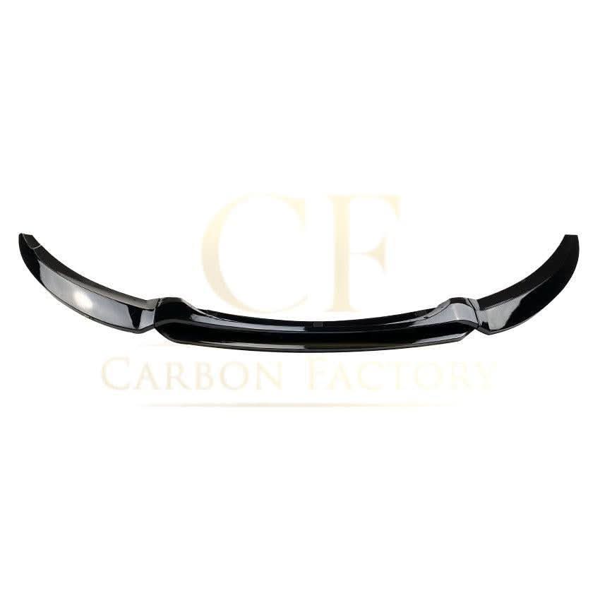 V Style Gloss Black Front Splitter for BMW 1 Series E82 E88 2007-2013 - Carbon Factory