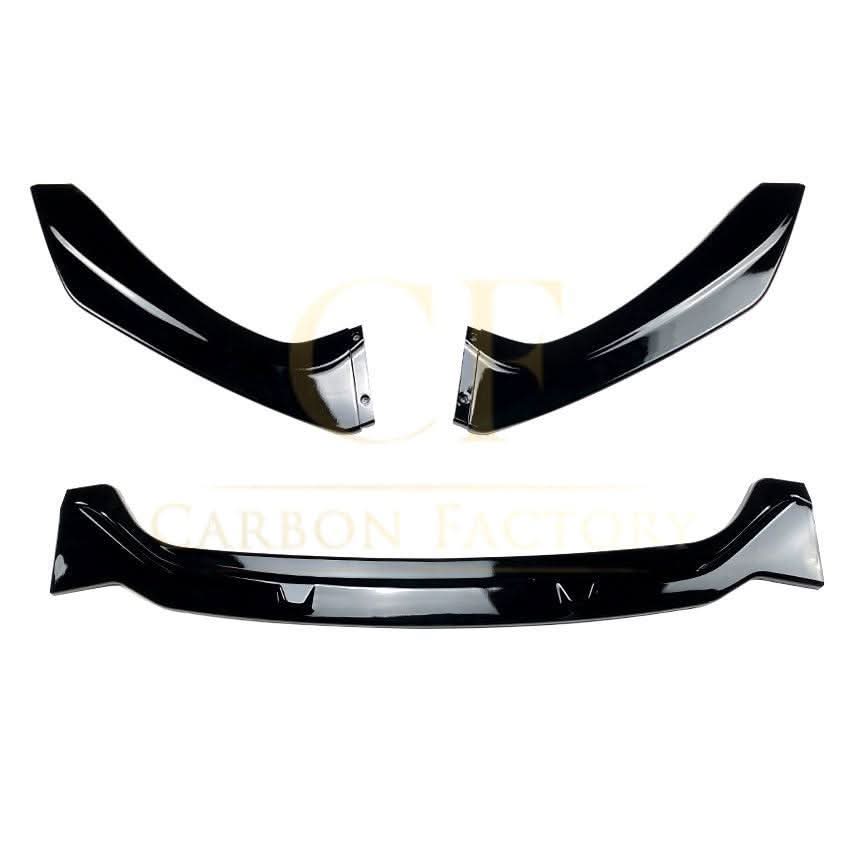 V Style Gloss Black Front Splitter for BMW F20 F21 1 Series LCI M Sport 15-19 - Carbon Factory