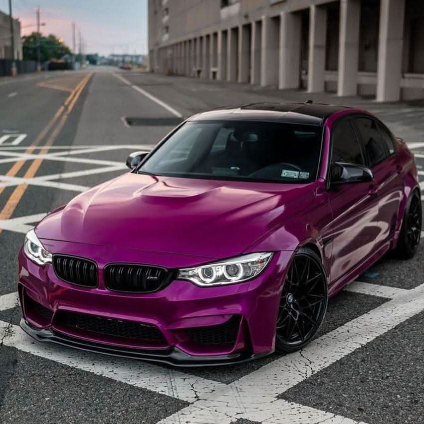 V Style Gloss Black Front Splitter for BMW F80 M3 F82 F83 M4 14-20 - Carbon Factory