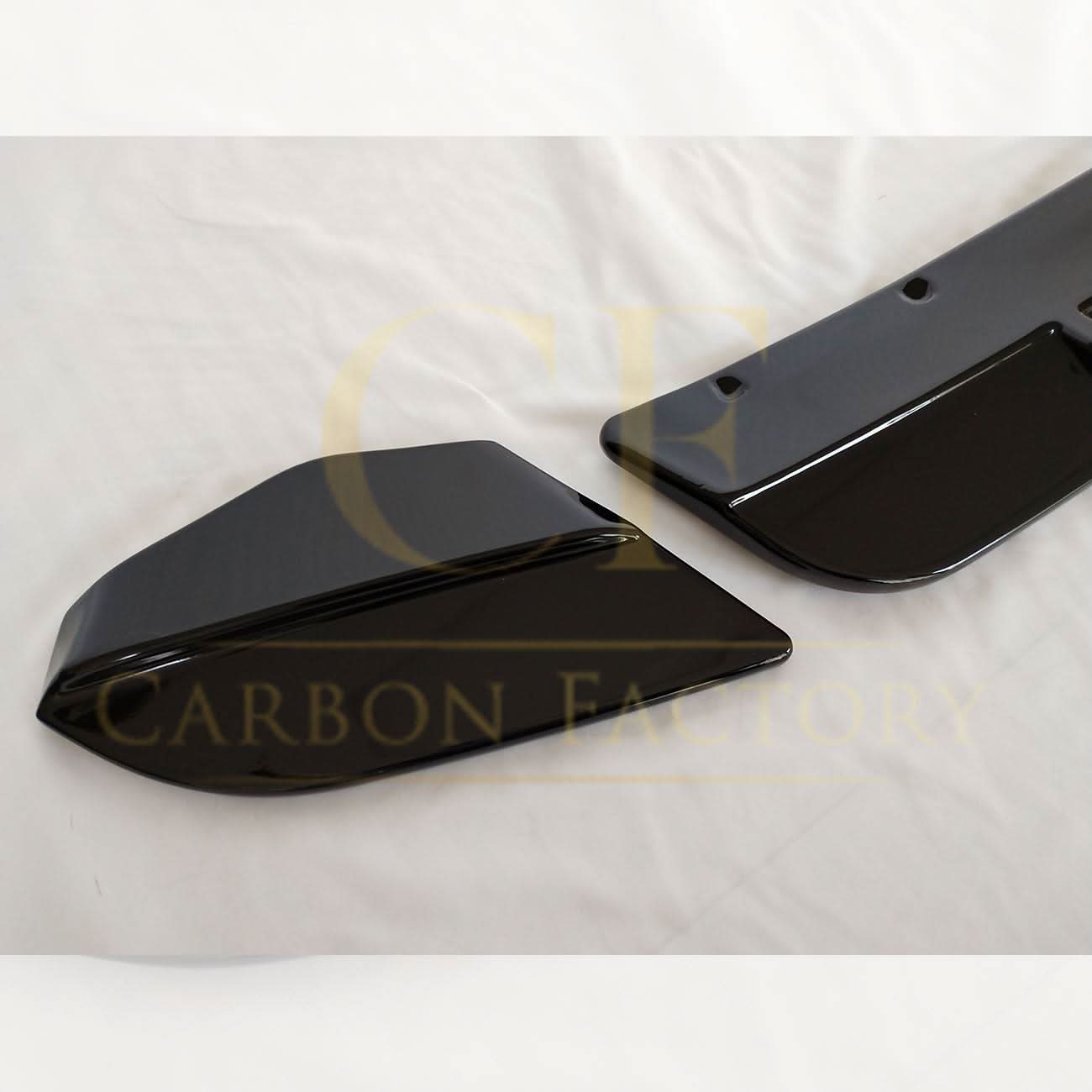 V Style Gloss Black Front Splitter for BMW F97 X3M F98 X4M 18-21 - Carbon Factory