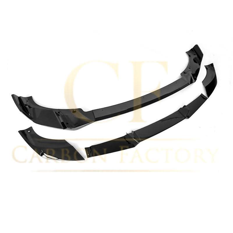 V Style Gloss Black Front Splitter for BMW G01 X3 IX3 G02 X4 LCI 22-24 - Carbon Factory
