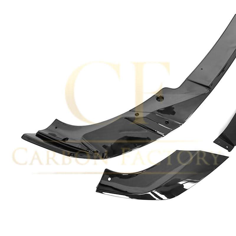 V Style Gloss Black Front Splitter for BMW G01 X3 IX3 G02 X4 LCI 22-24 - Carbon Factory